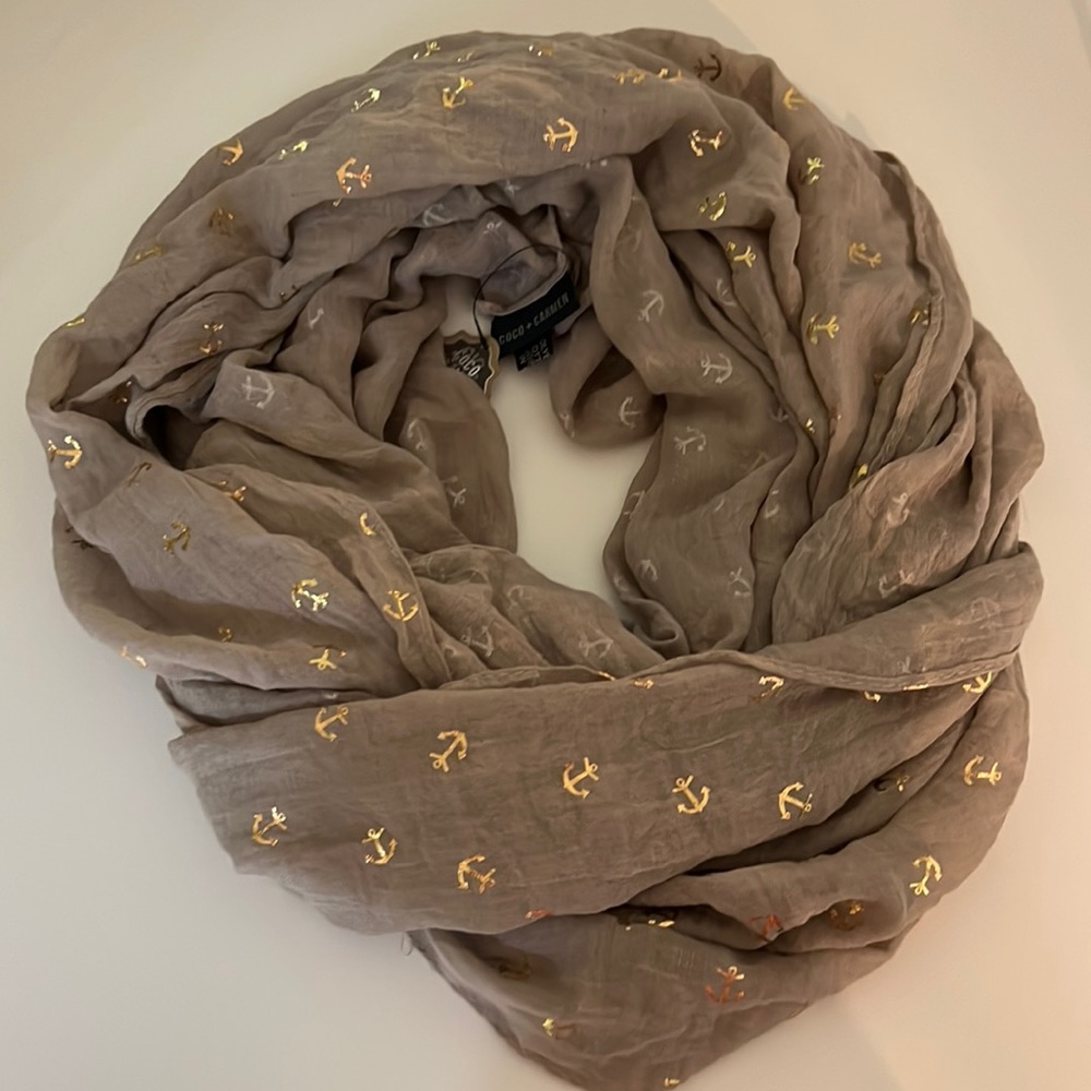 Coco & Carmen NEW Anchor Infinity Scarf Lightweight